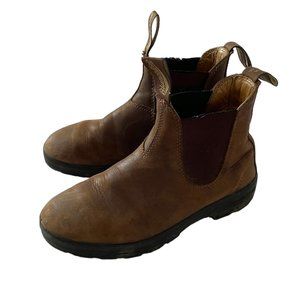 Blundstone Classic Chelsea Boots Size AU 4.5 US 6.5 / 7 Brown Leather Work Chore